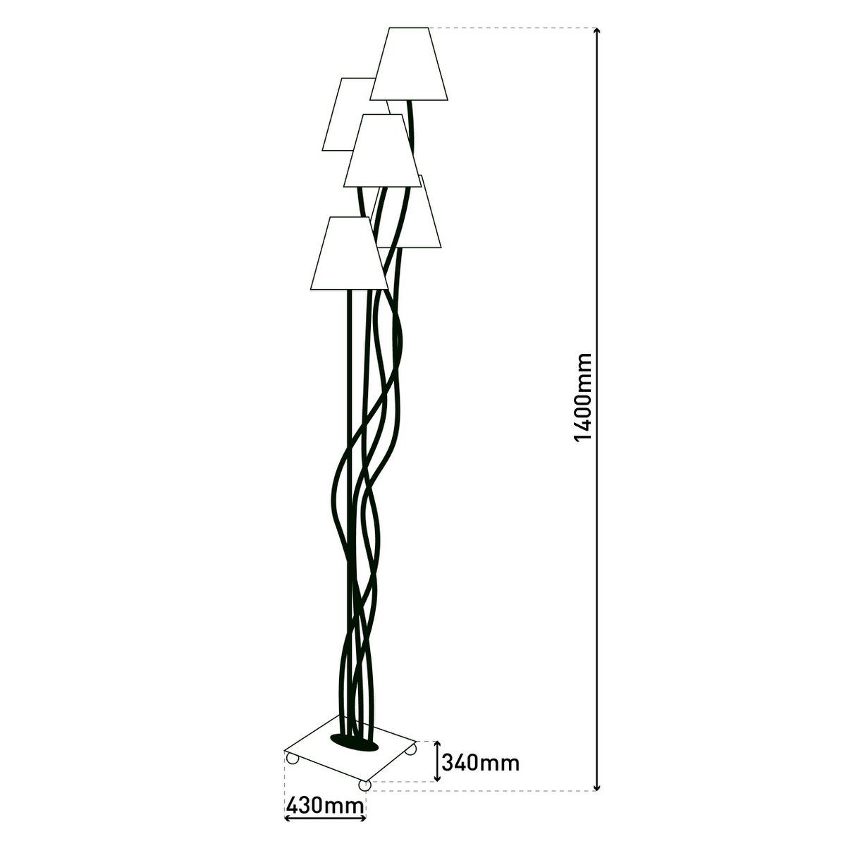 Vloerlamp Boho Natural