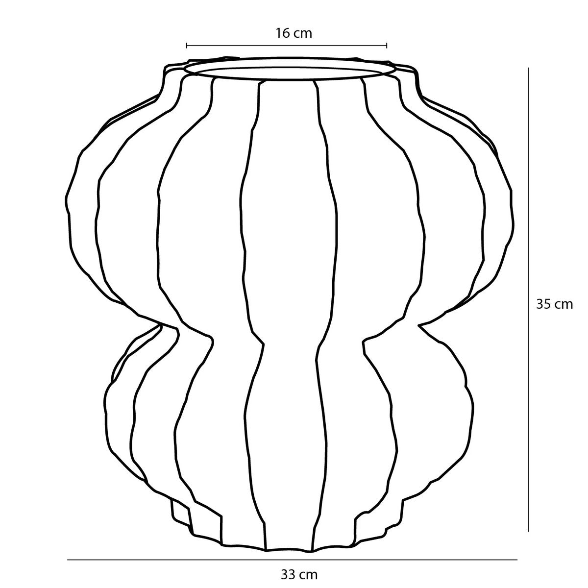 Vaas Altea Goud - Groot