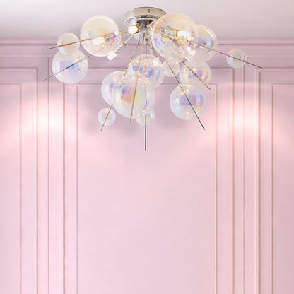 Plafondlamp Explosie Irisglas