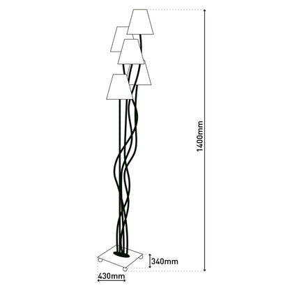 Vloerlamp Boho Natural