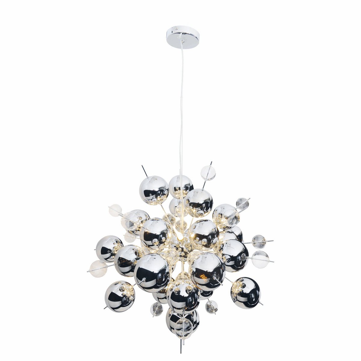 Hanglamp Explosie Chroom