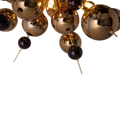 Hanglamp Explosie Zwart-Koper