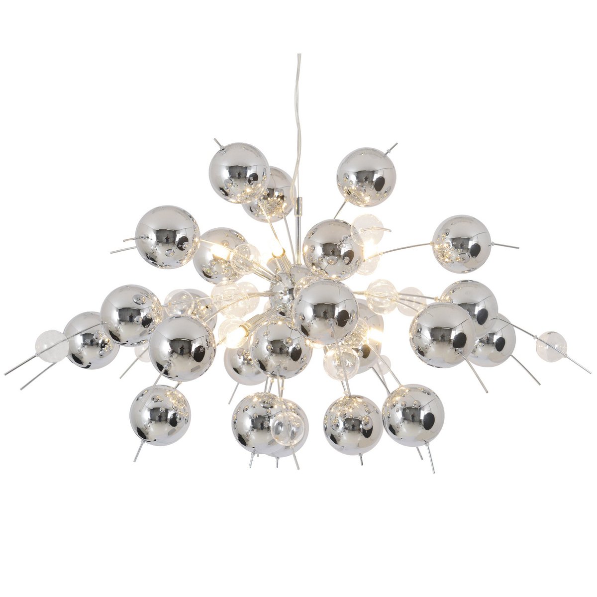 Hanglamp Explosie Chroom - Groot