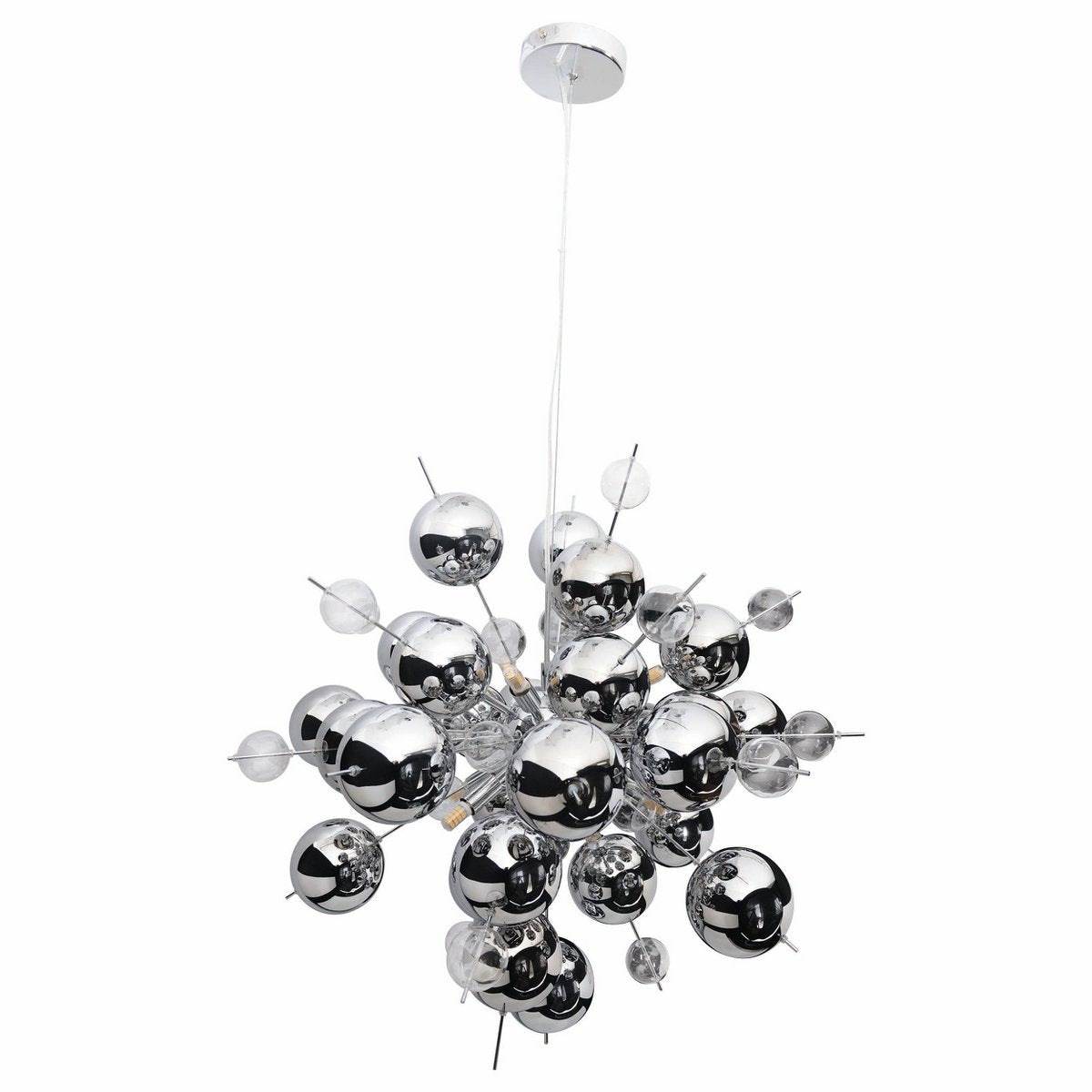 Hanglamp Explosie Chroom