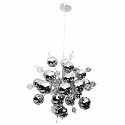 Hanglamp Explosie Chroom