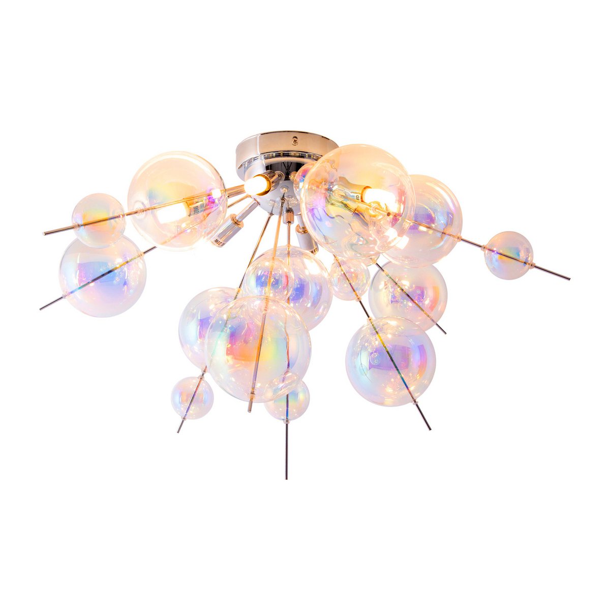 Plafondlamp Explosie Irisglas