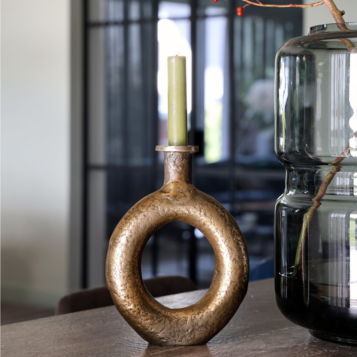 Kandelaar Rocha Aged brass - S, L