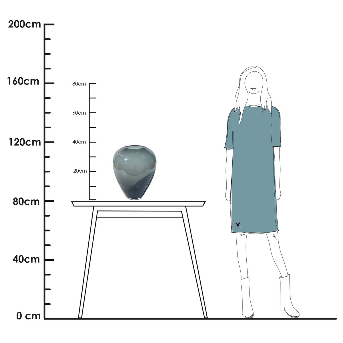 Vaas Kander Rosehip Light Green