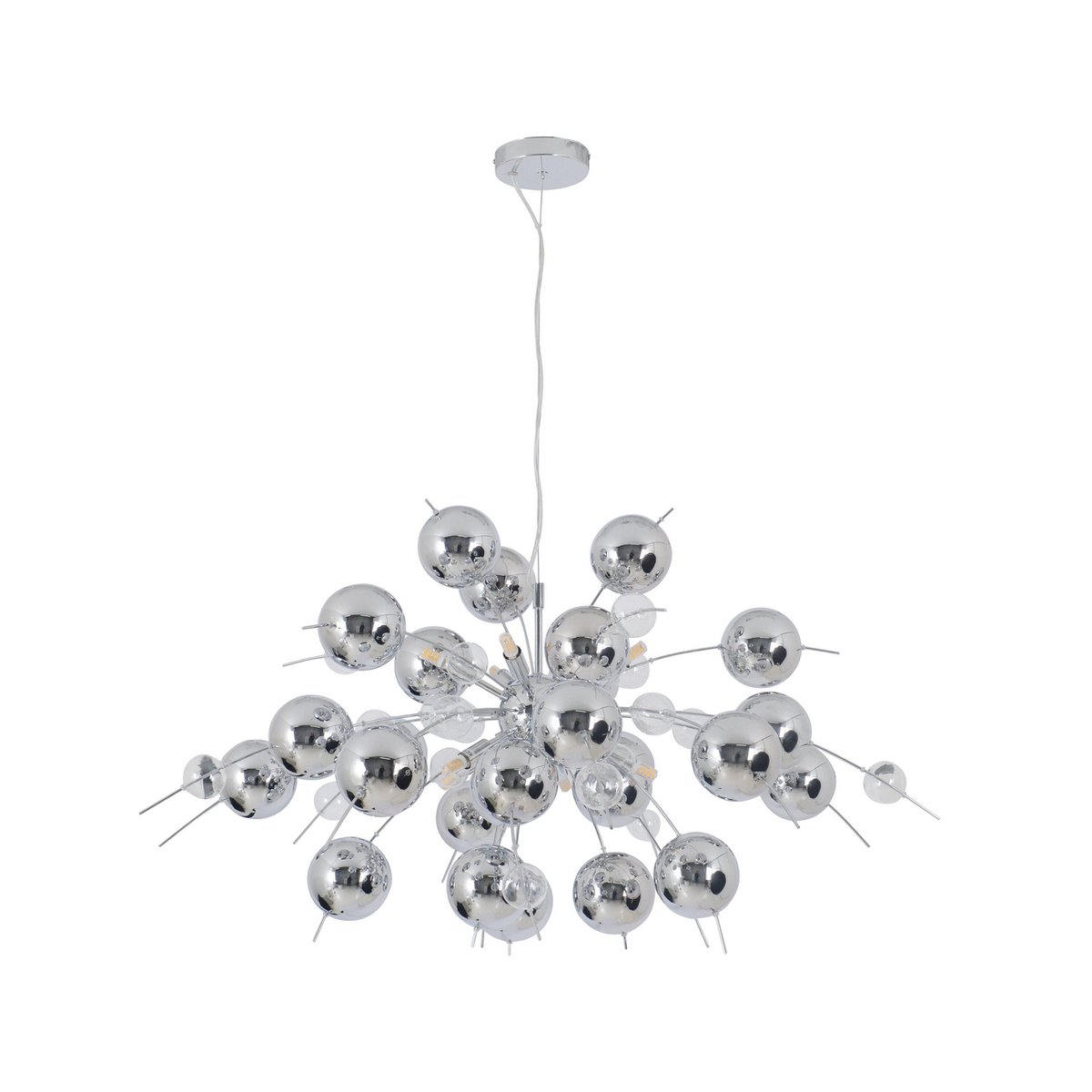 Hanglamp Explosie Chroom - Groot