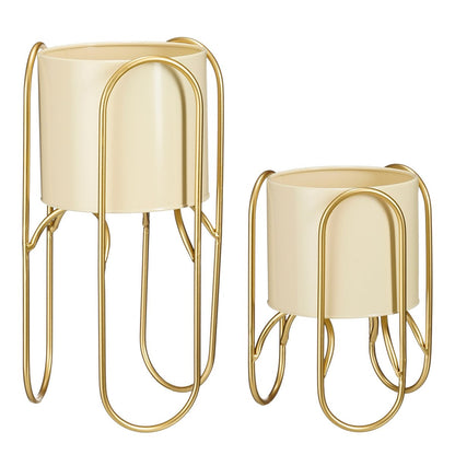 Bloempot Donau op Standaard - set van 2