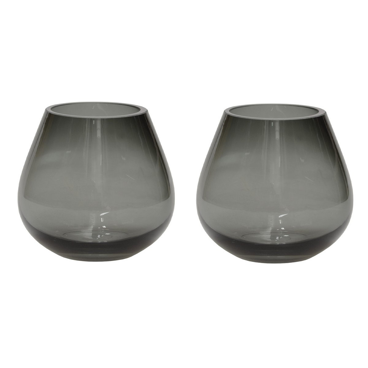 Waxinelichthouder Tasman XS grey - set van 2 stuks