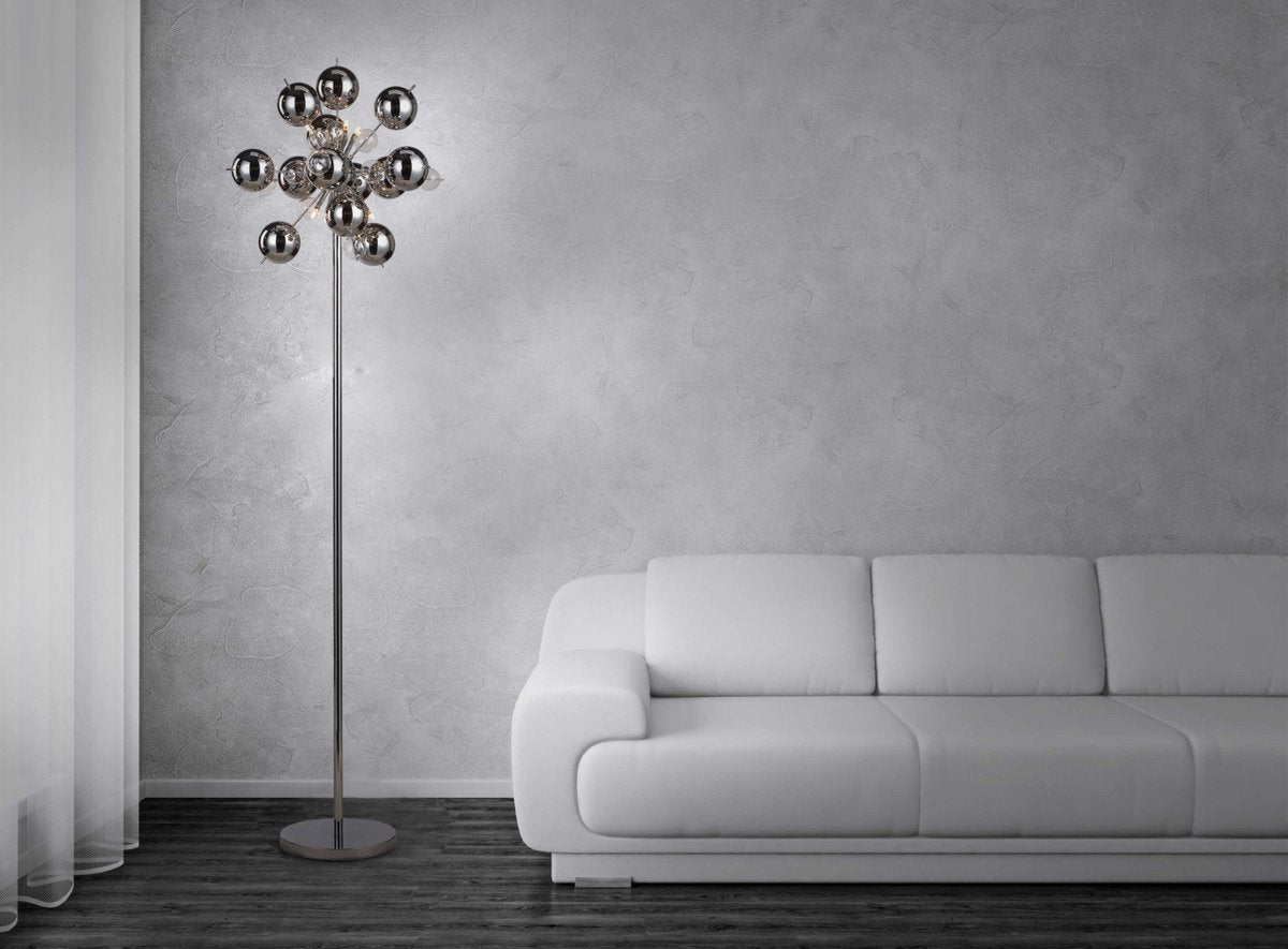 Vloerlamp Explosie Chroom