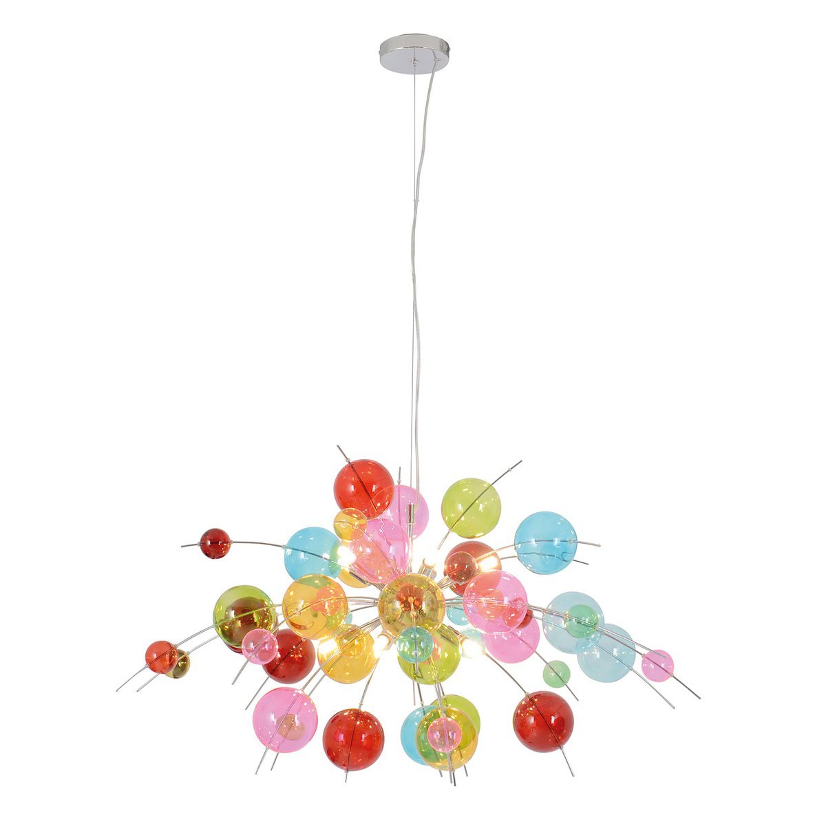 Hanglamp Explosie Gekleurd - Groot