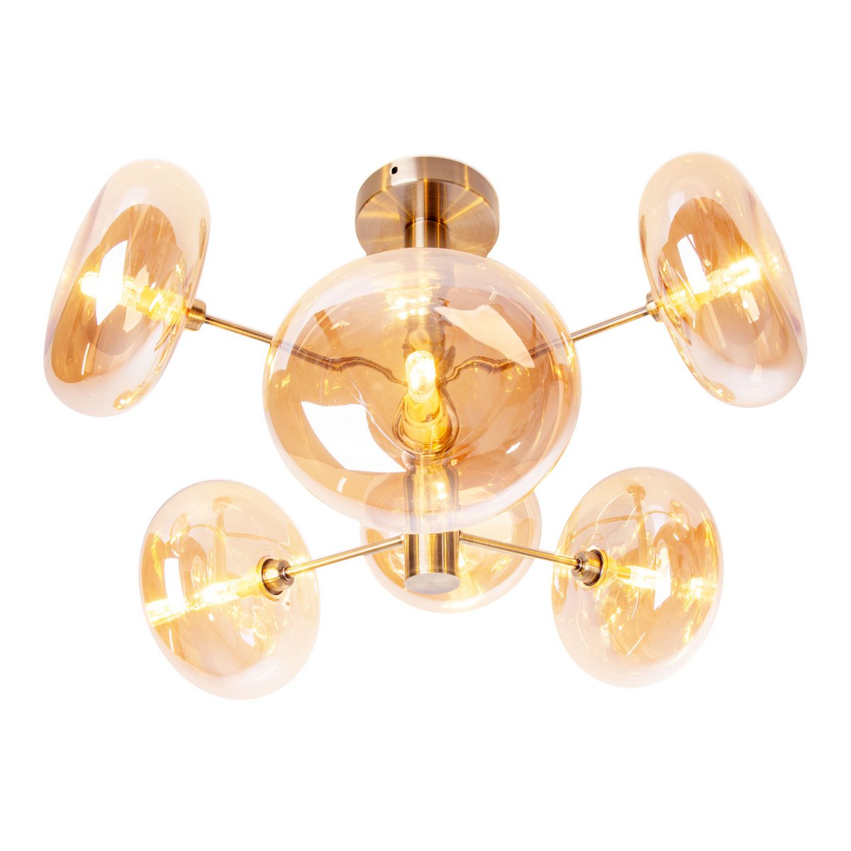 Plafondlamp Orion Messing