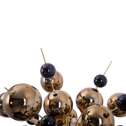 Hanglamp Explosie Zwart-Koper