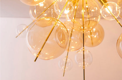 Plafondlamp Explosie Amber