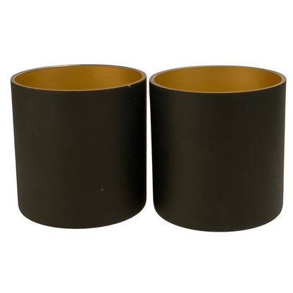 Waxinelichthouder Celtic Black Gold - set van 2 stuks