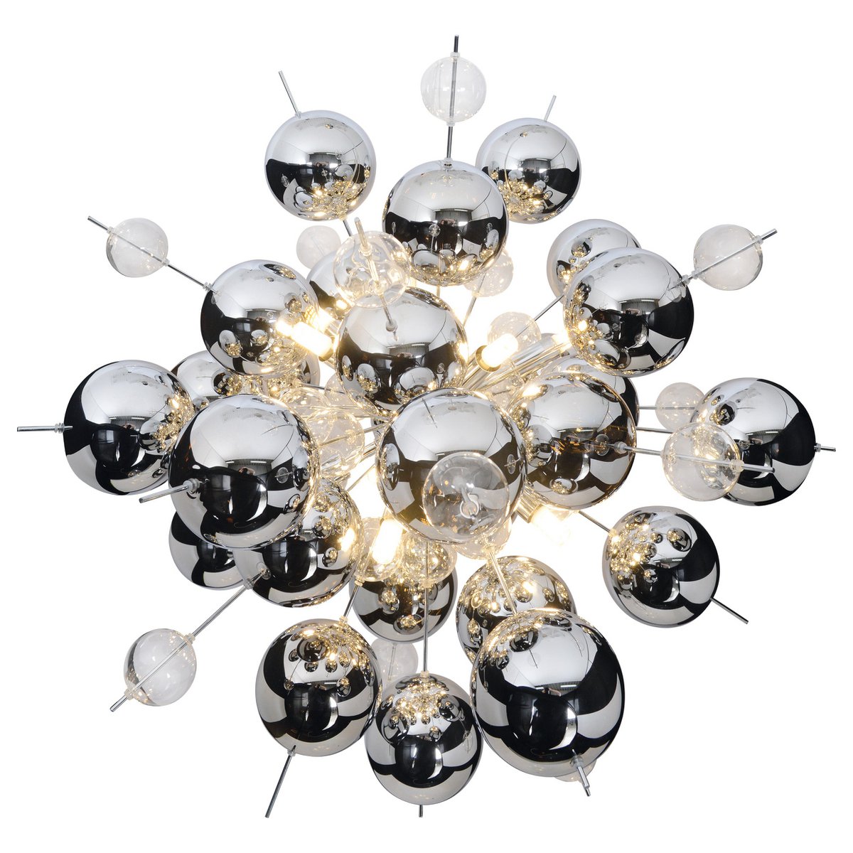 Hanglamp Explosie Chroom