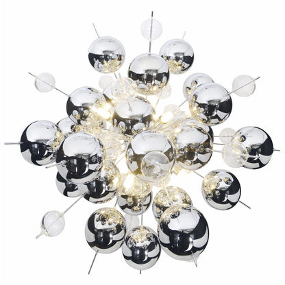 Hanglamp Explosie Chroom