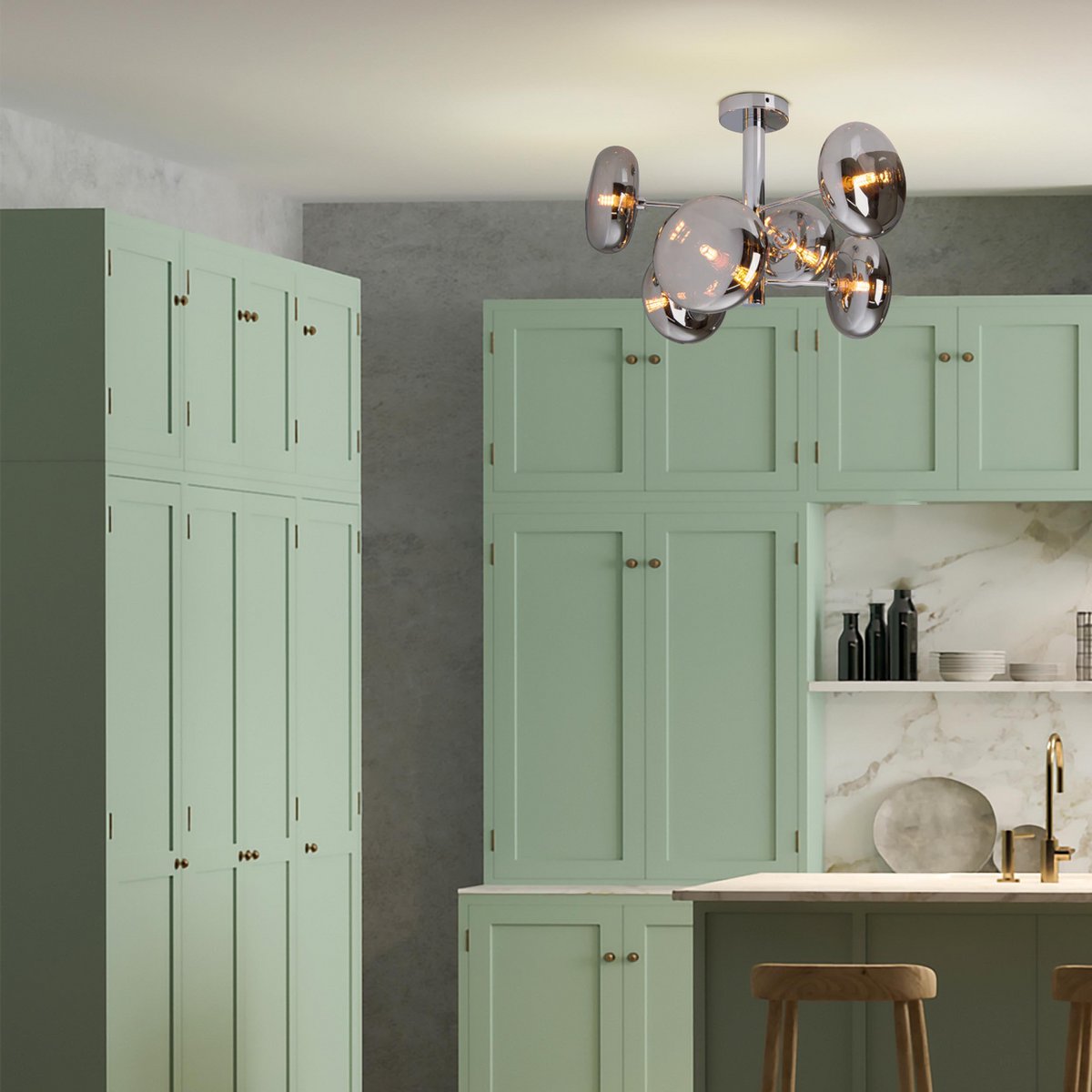 Plafondlamp Orion Smoky