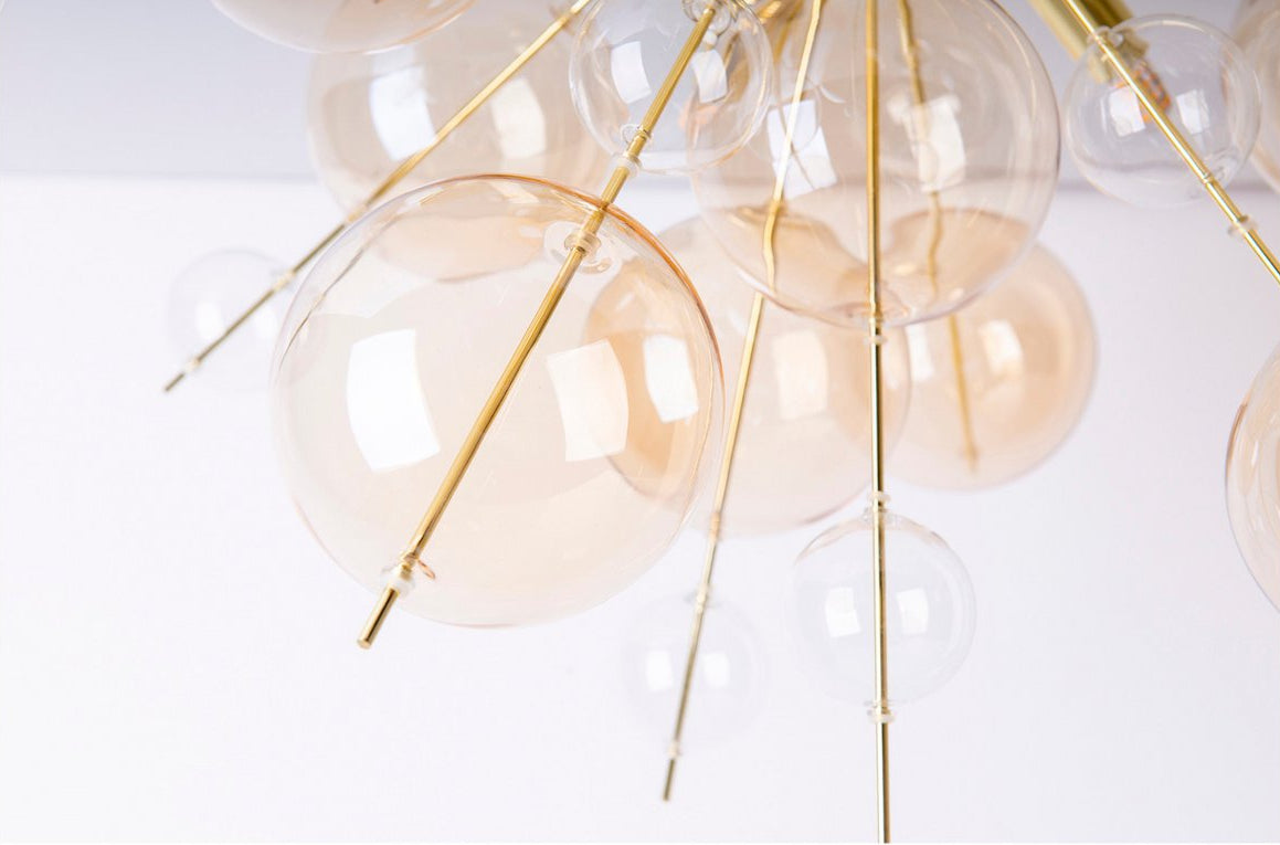 Plafondlamp Explosie Amber