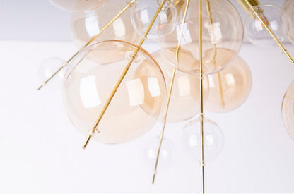 Plafondlamp Explosie Amber