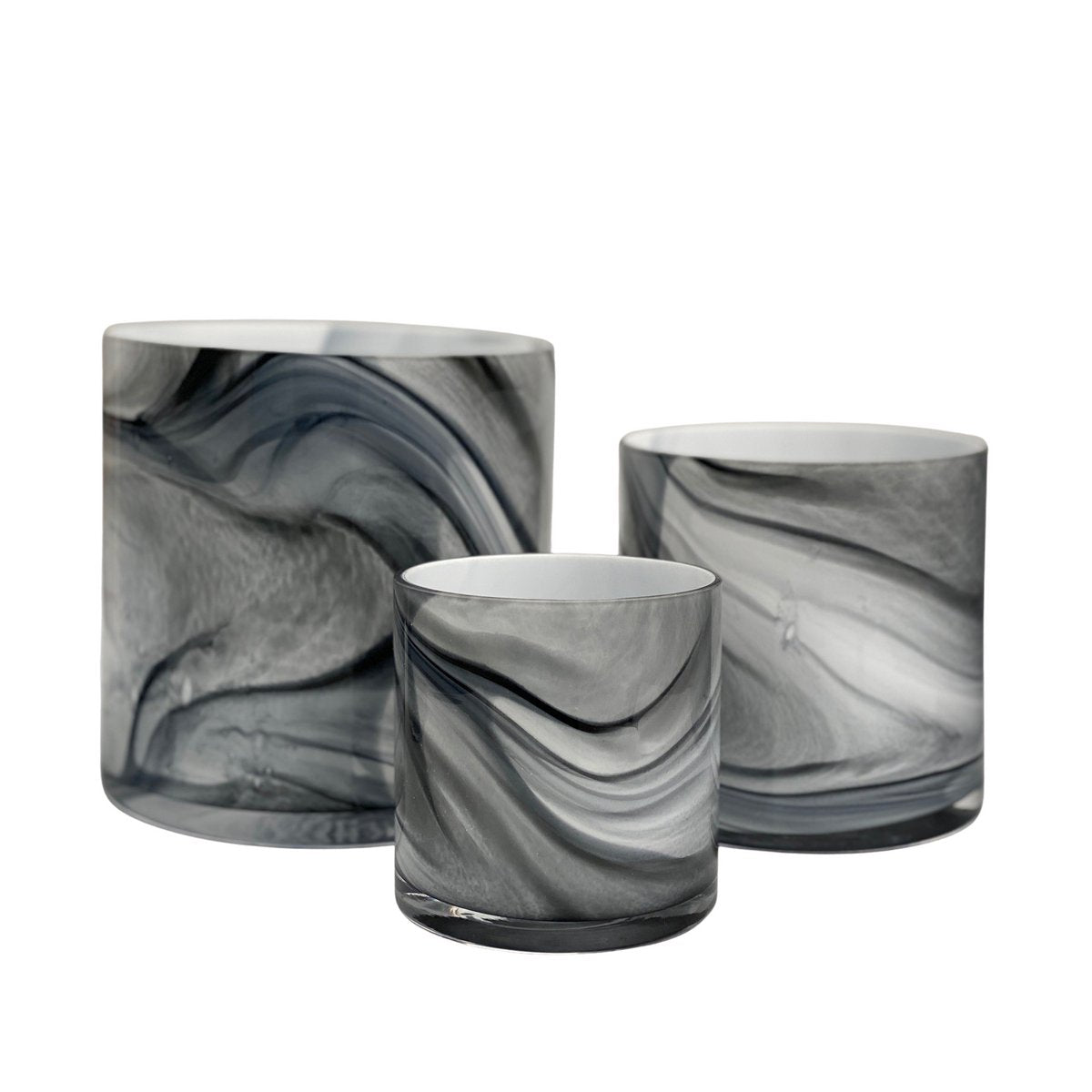 Waxinelichthouder Celtic Marble - set van 2 stuks