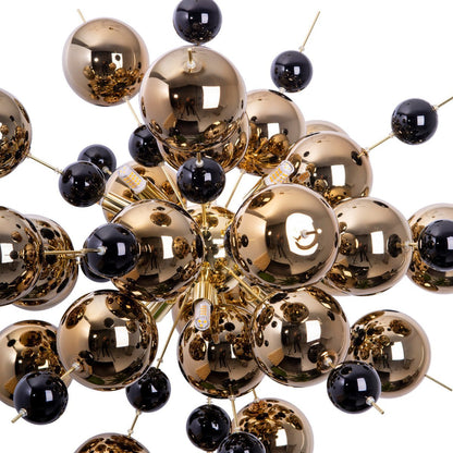 Hanglamp Explosie Zwart-Koper