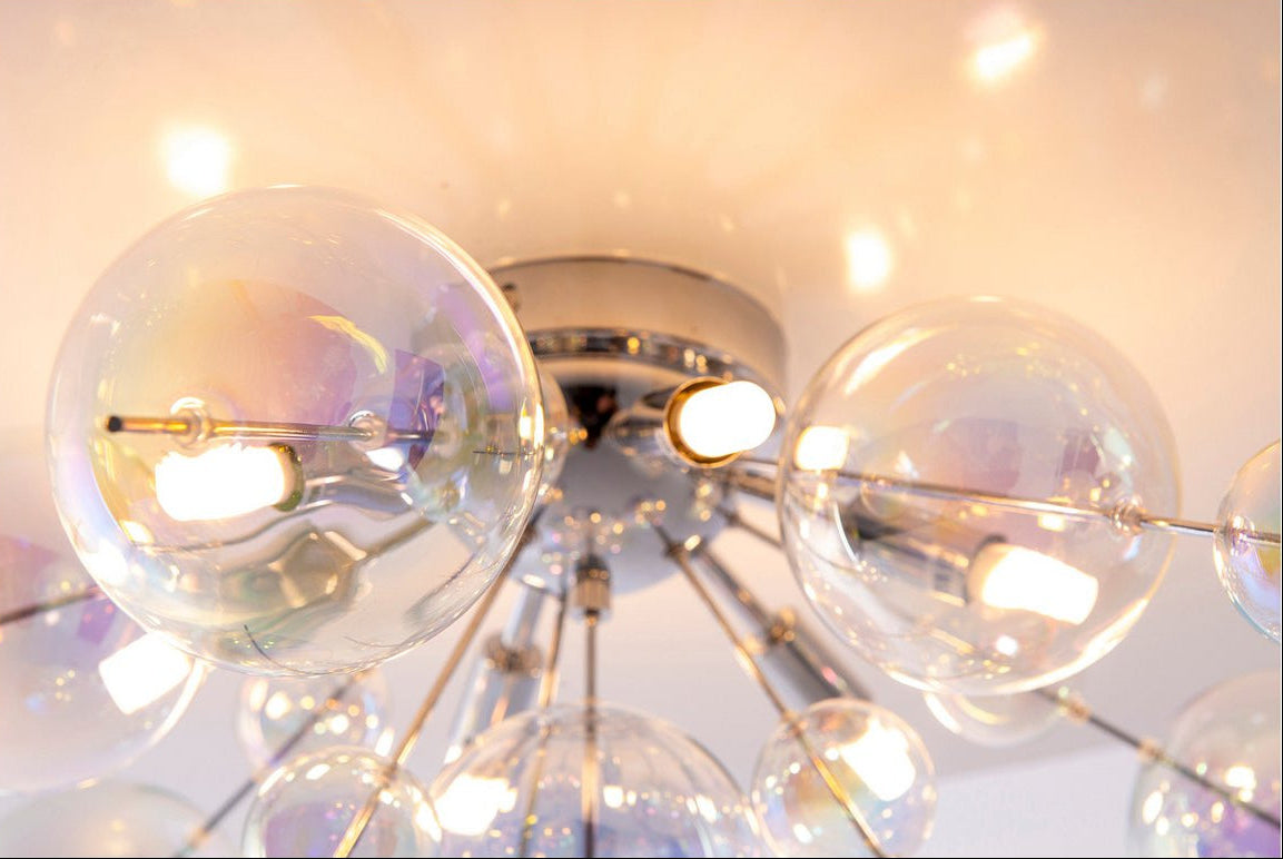 Plafondlamp Explosie Irisglas