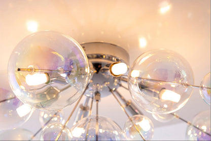 Plafondlamp Explosie Irisglas