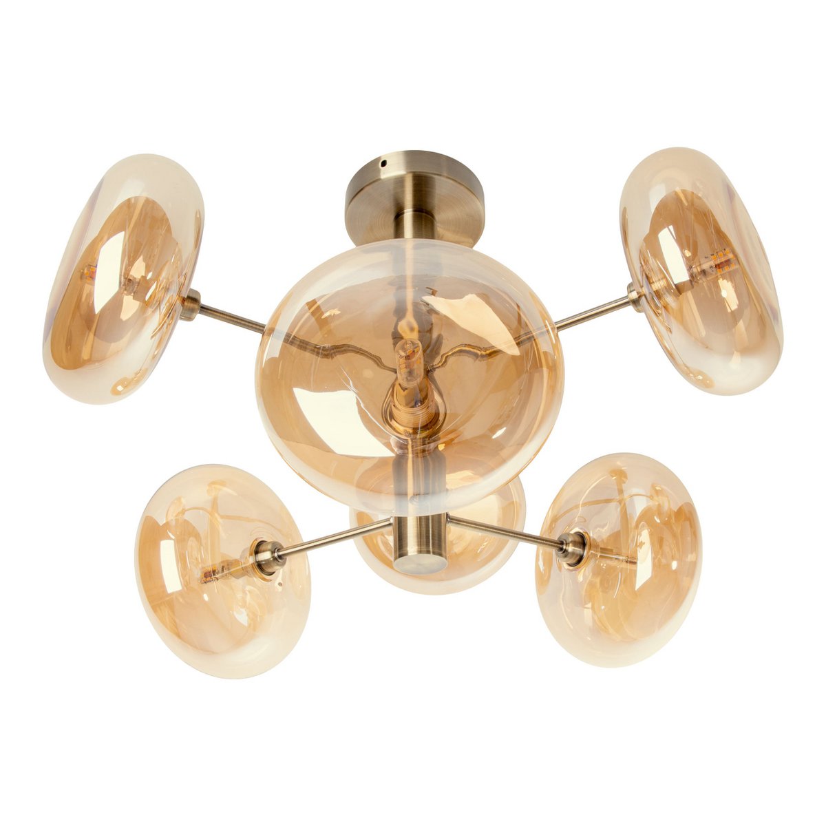 Plafondlamp Orion Messing