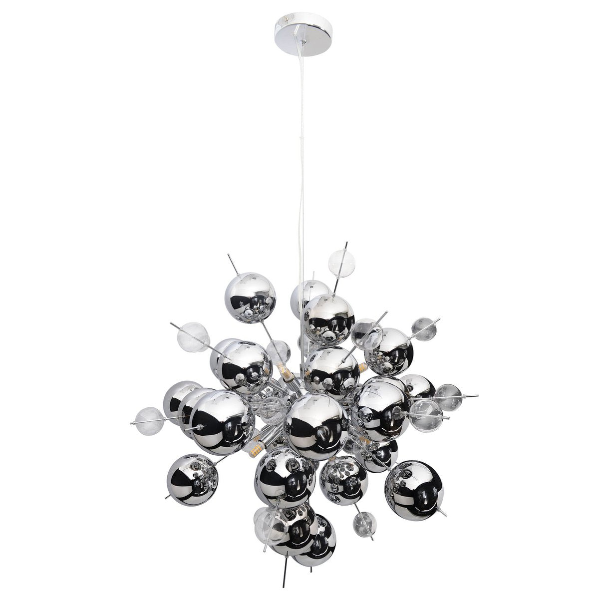 Hanglamp Explosie Chroom